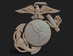 Силиконовый молд № 0201 Герб Морской пехоты США
