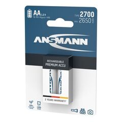 Аккумулятор АА/NiMH ANSMANN 1.2V, 2700мАч