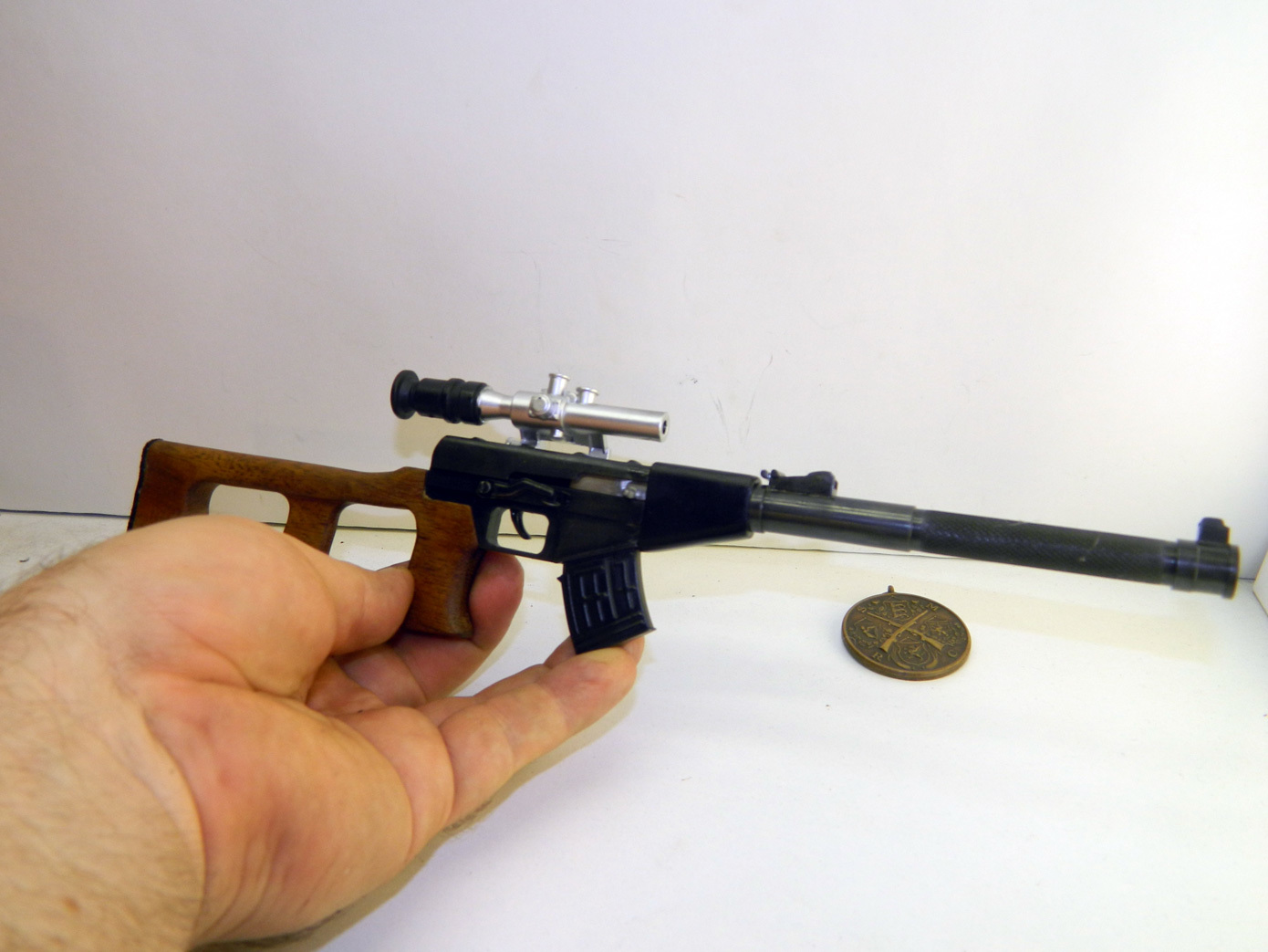 Макет винтовки ВСС Винторез из дерева в натуральную величину