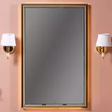 Зеркало Armadi Art Monaco с подсветкой 70х110 см глянец капучино + золото 566-CPG