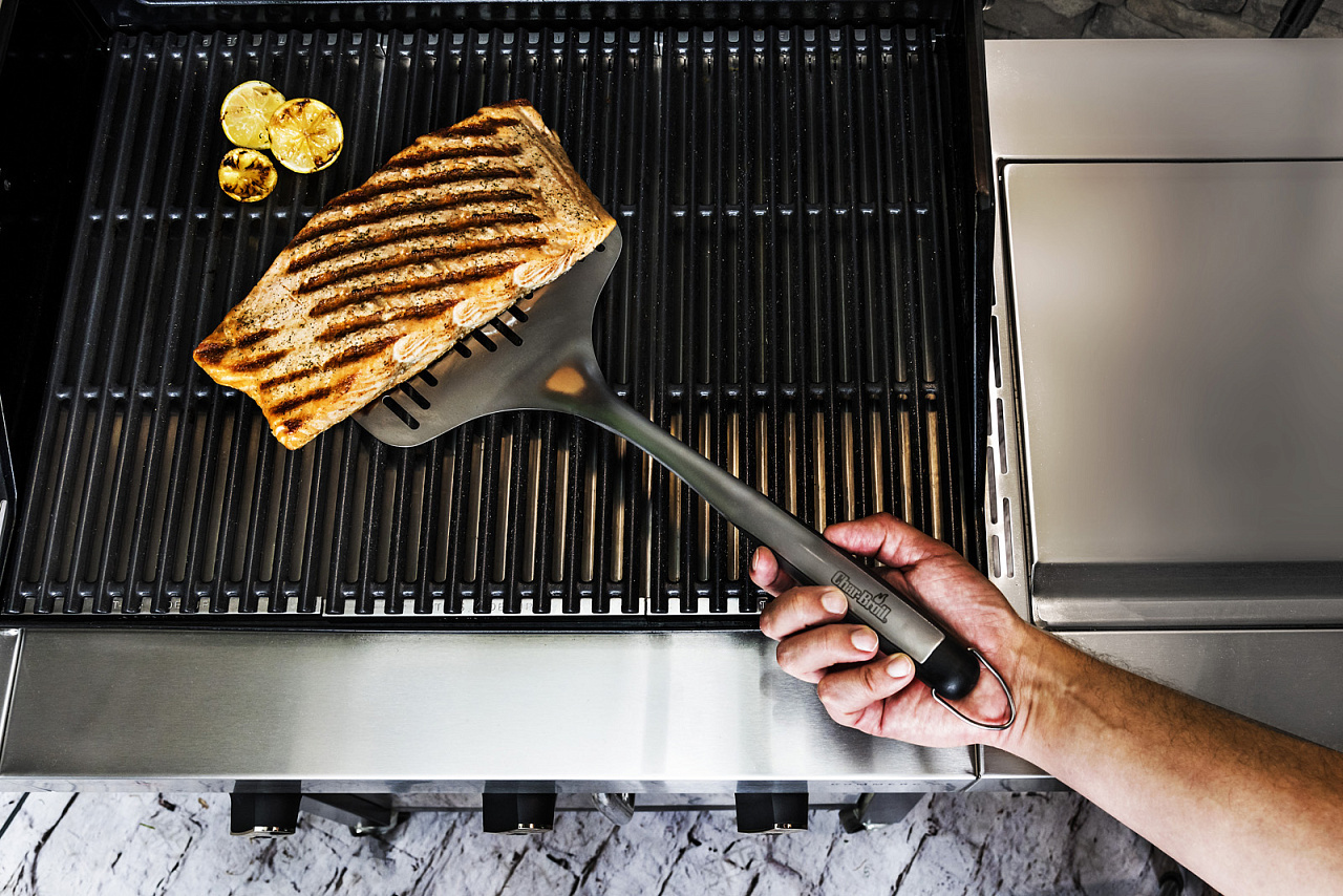 Лопатка для гриля Char-Broil XL широкая, стальная