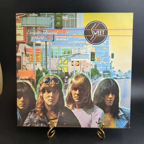 LP The Sweet - Desolation Boulevard. Зарубежный рок England. Виниловая пластинка 12 дюймов. Англия 1974 год