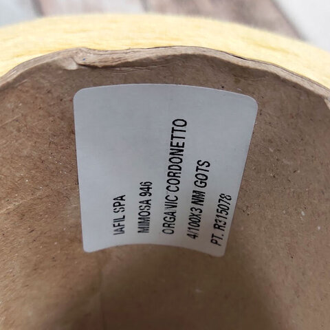 Хлопок 100% IAFIL ORGANIC CORDONETTO 830 лимонный