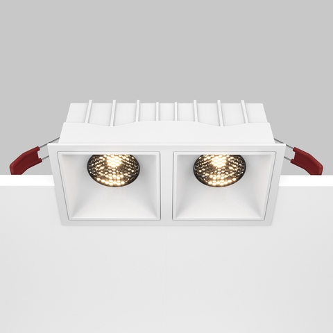 Встраиваемый светодиодный светильник Maytoni Alfa LED DL043-02-15W3K-SQ-W