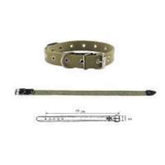 Cootton ошейник для собак брезентовый 20 мм обхват шеи 35-45 см.