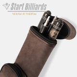 Тубус на 2 кия GuePod коричневый нубук фото №4