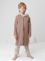 халат  для мальчика  К 5801/холодный какао(мишка)