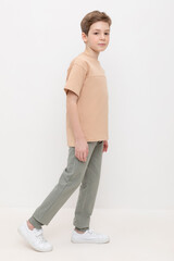 брюки  для мальчика  К 400457/зеленый чай