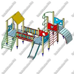 Детский игровой комплекс «Солнечный Городок»