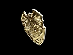 Силиконовый молд Щит Дракона