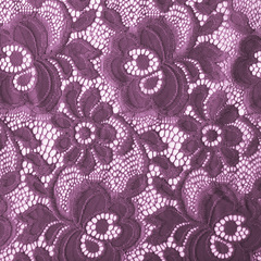 Кружевное полотно, 113 гр/м2, 150 см, сиреневый