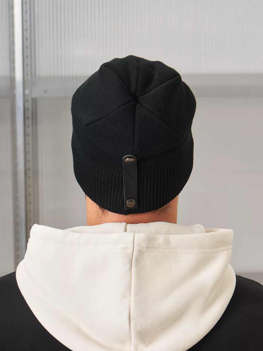 Шапка бини зимняя весенняя с флисом