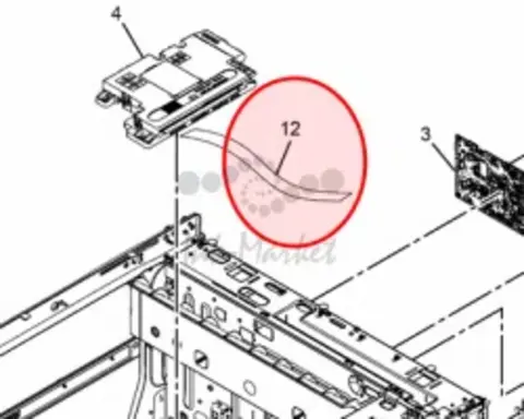 Xerox Laser scanner flat cable original 152N11926