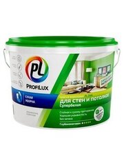 Краска для стен и потолков акриловая Profilux PL- 04А глубокоматовая белая