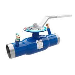 Кран стальной шаровой цельносварной LD Energy Regula, DN-65 PN-25, длина-280мм, стандартнопроходной, приварной с ручкой