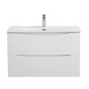 BelBagno MARINO-CER-MINI-700-2C-SO-BO-P MARINO-CER-MINI База под раковину подвесная с двумя выкатными ящиками, Bianco Opaco, 696x390x500, MARINO-CER-MINI-700-2C-SO-BO-P