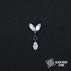 Pendant Double Marquise Crystal