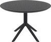 Стол пластиковый обеденный Siesta Contract Sky Table Ø105, черный