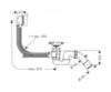 Hansgrohe Flexaplus S 58150140 Слив-перелив для ванны