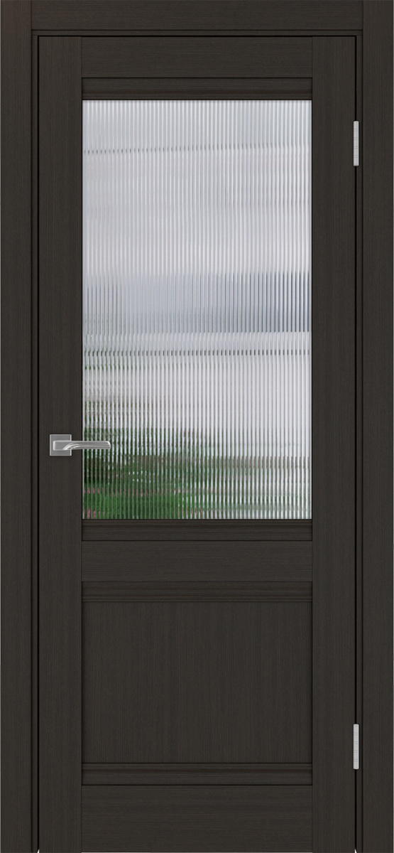 Дверь межкомнатная Оптима Порте Турин 502U.21, цвет венге, экошпон, стекло мору