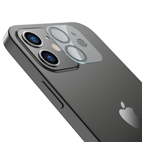 Защитная плёнка 3D для камеры HOCO V11 для iPhone 12 (Прозрачная)