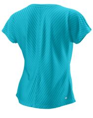 Женская футболка Wilson Training V-Neck II - scuba blue