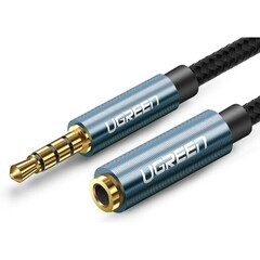 Удлинитель UGREEN Удлинитель кабеля UGREEN AV118 3,5mm Male to 3,5mm Female Extension Cable, 1м, черный