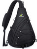 Картинка рюкзак однолямочный Nevo Rhino 9070 Black - 1