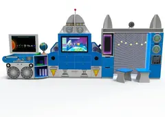 Профессиональный интерактивный логопедический комплекс «Logo 55» в форме космодрома