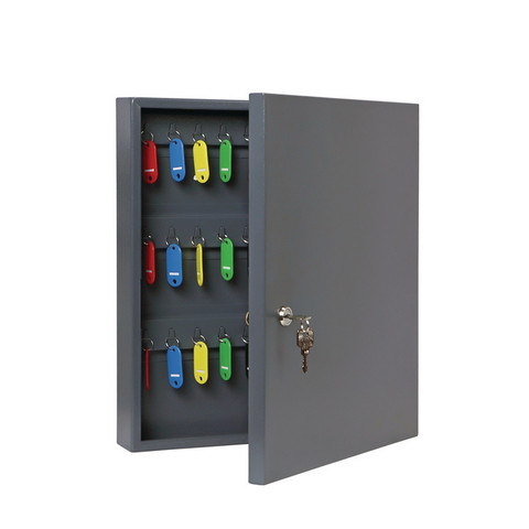 Шкаф для ключей Onix К-60 темно-серый (на 60 ключей, металл)