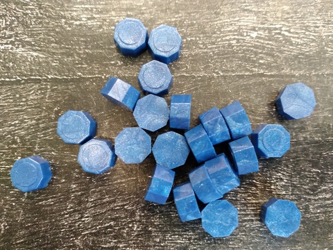 восьмиугольник для печати 15г цвет синий