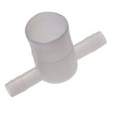 Штуцер на трубу 25 мм с двойным выходом на 10 мм