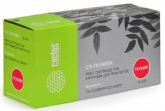 Картридж лазерный Cactus CS-TK590BK TK-590K черный (7000стр.) для Kyocera FS-C2026MFP/C2126MFP/C2526MFP/C2626MFP/C5250DN