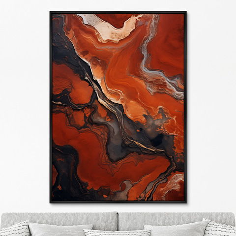 ArtNoMore - Репродукция картины на холсте Stone color palettes and shapes, No 1, 2024г.