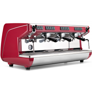 Кофемашина рожковая автоматическая Nuova Simonelli Appia LIFE 3gr V 220V red+high groups+economizer