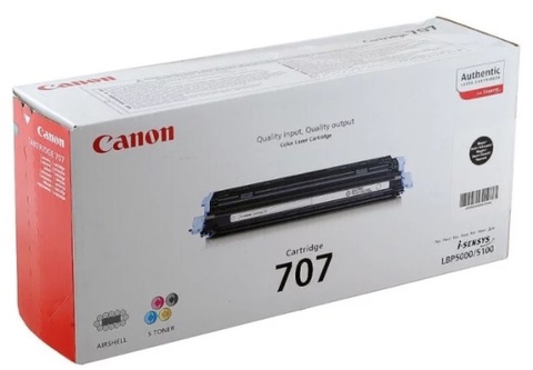 Оригинальный картридж Canon 707Bk 9424A004 черный