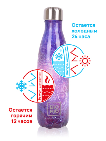 Бутылка-термос металлическая Космос №2 0,5 л