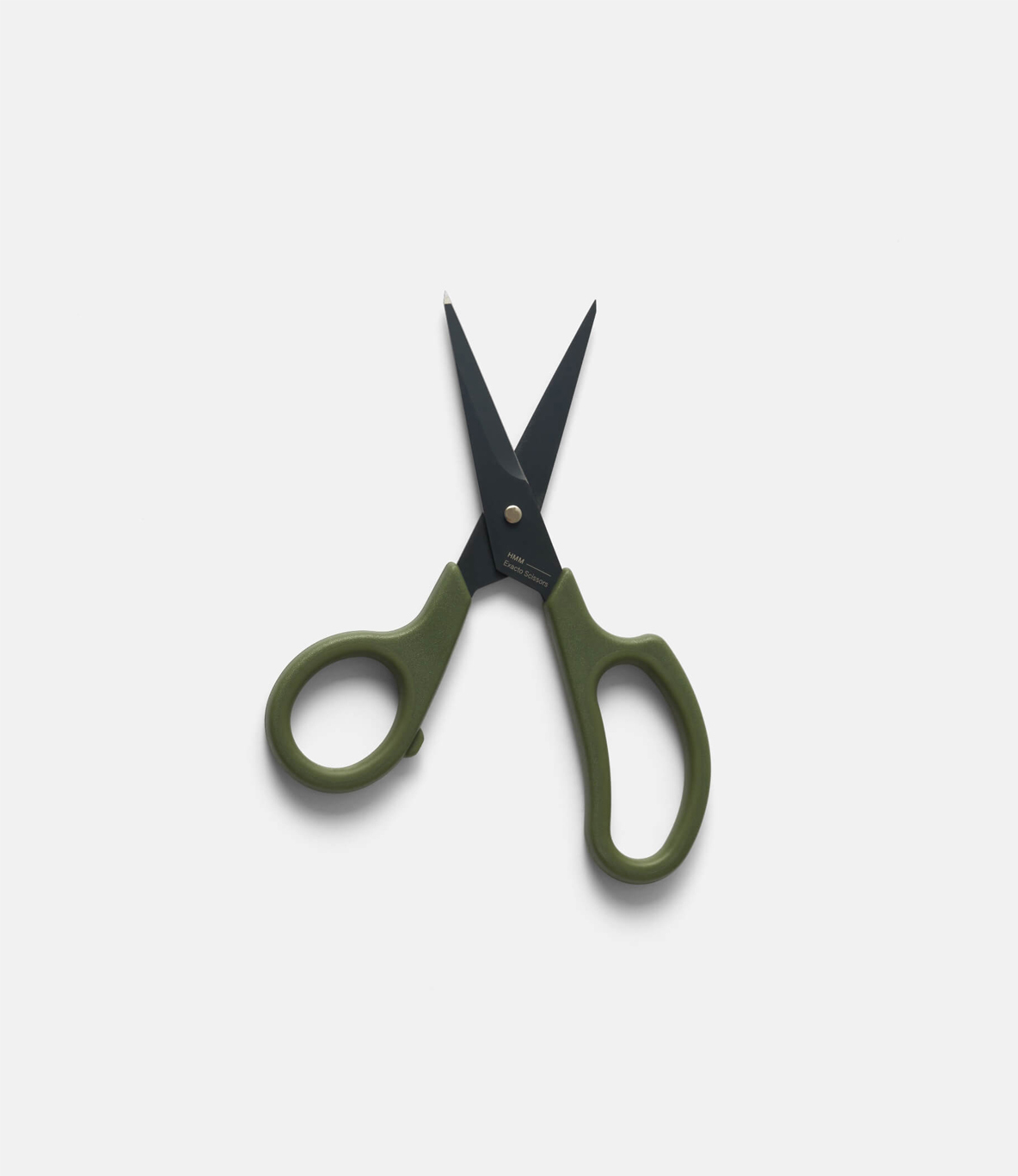 HMM Exacto Scissors Green — ножницы с чехлом