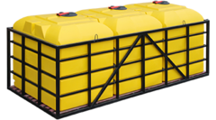 Кассета транспортная с пластиковой емкостью STERH 3xSQ 5000 15000 л.(5200x2150x1950см;красный) - арт.552011