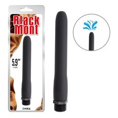 Черная насадка для интимного душа Bum Douche Buddy - 15 см. - 