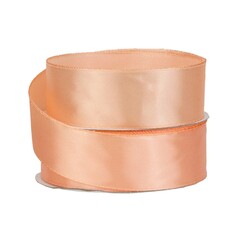 Лента атласная 25 мм. абрикосовая