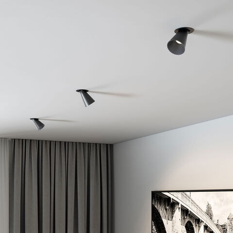 Встраиваемый светодиодный светильник Elektrostandard Bell 25097/LED 8W 4000K черный