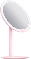 Зеркало косметическое настольное Xiaomi Amiro Lux High Color Розовый (AML004) с подсветкой