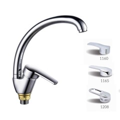 Смеситель для мойки TSB 750-1165 однорычажный, без гибкой подводки, высокий излив