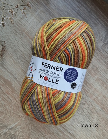 Ferner Wolle Mally Socks Clown 13