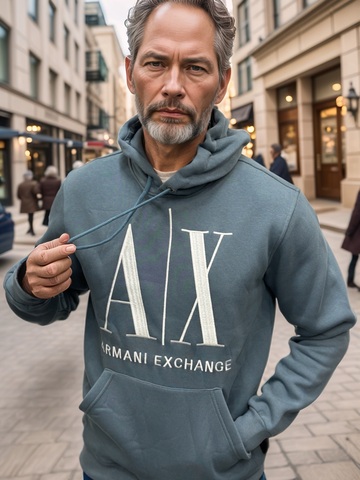 Худи armani 736996blueZIMA