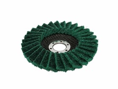 Круг лепестковый полировальный ПРАКТИКА 125 х 22 мм,  мягкий, войлочный, абразивный (779-196)