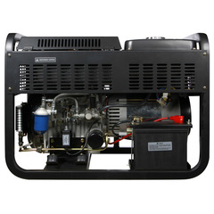 Дизельный генератор Hyundai DHY 12000LE-3 - [10 кВт / 380V] эл. старт, трехфазный