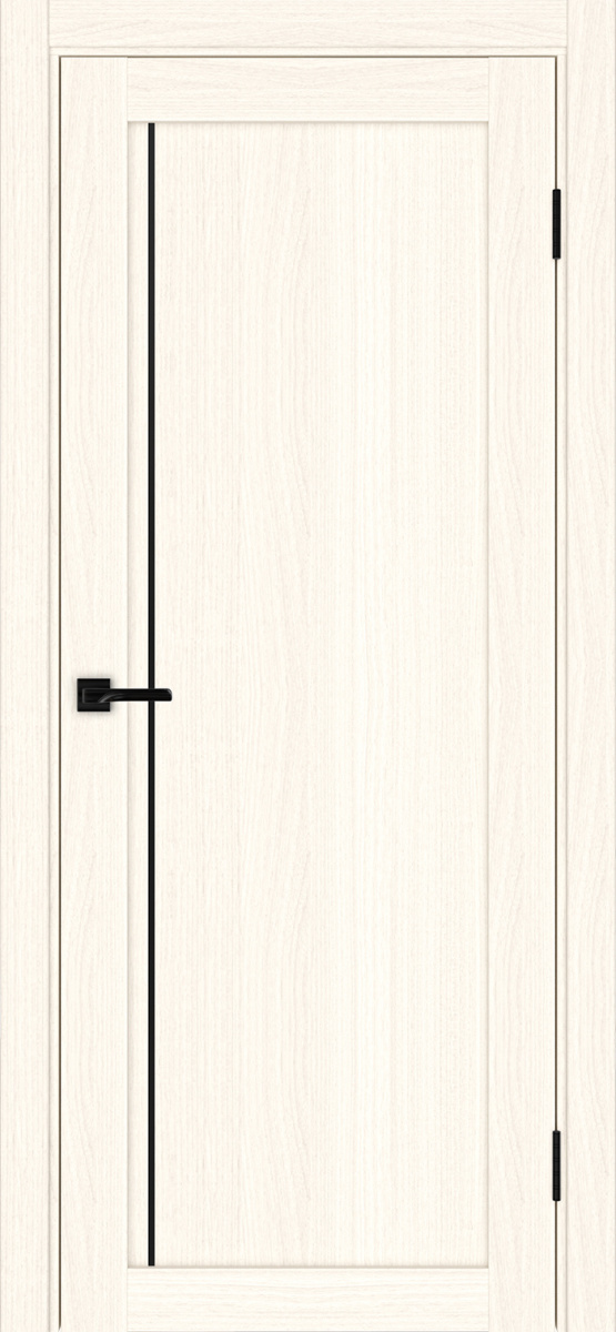 Дверь межкомнатная Оптима Порте Турин 565.11 АПП молдинг SB, цвет светлый ясень, экошпон, глухая
