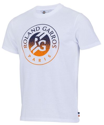 Теннисная футболка Roland Garros Big Logo 2024 T-Shirt - white
